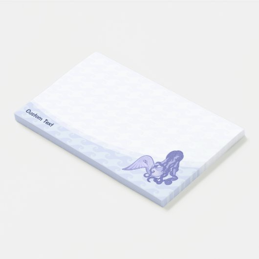 Zittende Zeemeermin Post-it® Notes (Schuin)