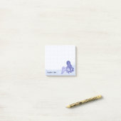 Zittende Zeemeermin Post-it® Notes (Op bureau)