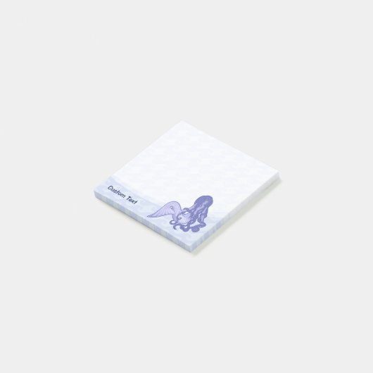 Zittende Zeemeermin Post-it® Notes (Schuin)