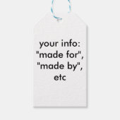 Zittende zeemeermin roze cadeau label cadeaulabel (Voorkant)