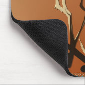 Zitterend  Siamese kat Mousepad Muismat (Hoek)