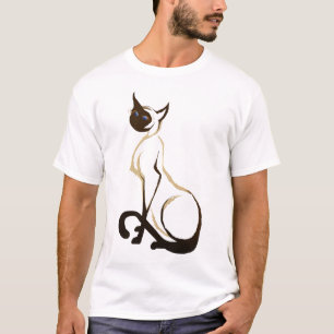 Zitterend  Siamese kat T-Shirt