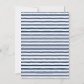 ZITTING KAART heilige baptisme minimale blauw (Achterkant)