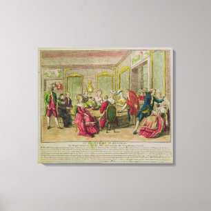 Zitting met Franz Anton Mesmer 1784 Canvas Afdruk