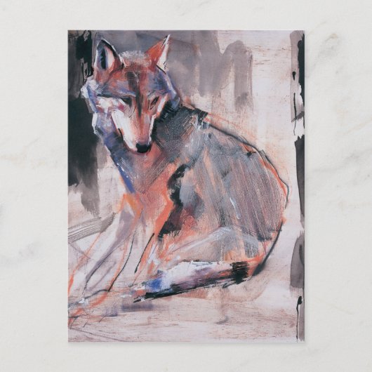 Zitting Wolf 2000 Briefkaart (Voorkant)