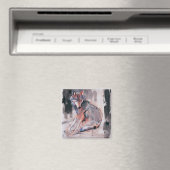 Zitting Wolf 2000 Magneet (Insitu (Vaatwasser))