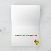 ZJ - Ducks in a Row Moederdag Kaart (Binnen)