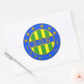 Zjsk-logo Ronde Sticker (Envelop)