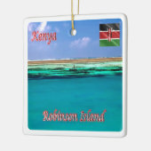 zKE021 KENIA, Robinson Island, Afrika, Keramisch Ornament (Links)