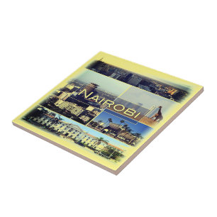 zKE026 NAIROBI, Kenia, Afrika, Tegeltje