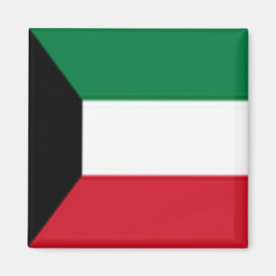 zKW001 Kuwaiti FLAG Koeweit, Fridge Magneet