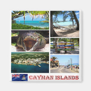 zKY002 CAYMAN ISLANDS, Mosaic, Amerika, Fridge Magneet