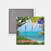 zKY009 CAYMAN ISLANDS, Inside the Reef, Fridge Magneet (Voorkant / Achterkant)