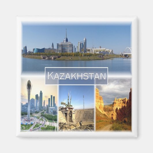 zKZ003 ASTANA, Kazachstan, Azië, Fridge Magneet (Voorkant)