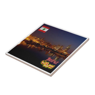 zLB009 BEIROET, Libanon, Azië, Tegeltje