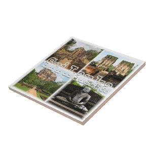 zLK006 SRI LANKA collage, Azië, Tegeltje