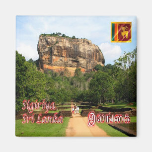 zLK007 SIGIRIYA ROCK FORTRESS, Sri Lanka, Fridge Magneet