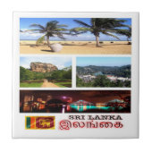 zLK009 SRI LANKA potpourri, Azië, Tegeltje (Voorkant)