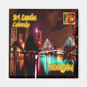 zLK013 BEIRA LAKE, Colombo, Sri Lanka, Fridge Magneet