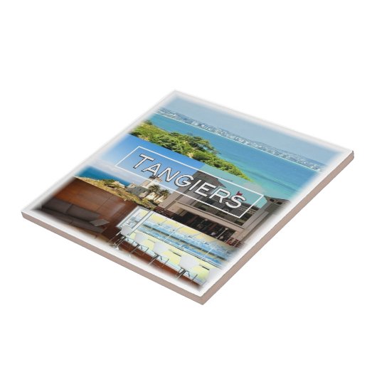 zMA014 TANGIERS, Mozaïek, Marokko, Afrika, Tegeltje (Zijkant)