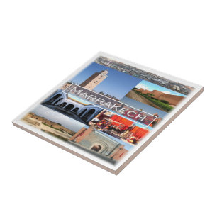 zMA015 MARRAKECH, Marokko, Afrika, Tegeltje