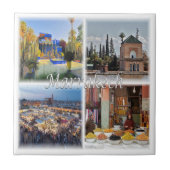 zMA017 MARRAKECH mosaic, Marokko, Afrika, Tegeltje (Voorkant)