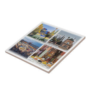 zMA017 MARRAKECH mosaic, Marokko, Afrika, Tegeltje