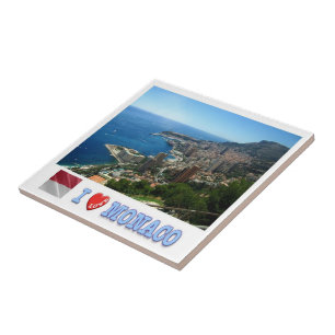 zMC008 VORSTENDOM MONACO, I Love, Tegeltje