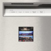 zMC032 MONACO collage "I Love", Fridge Magneet (Insitu (Vaatwasser))