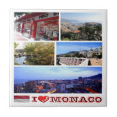 zMC036 MONACO collage "I Love", Tegeltje (Voorkant)
