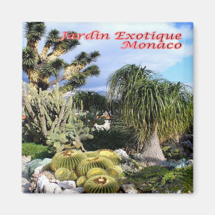 zMC047 EXOTIC GARDEN, Monaco, Fridge Magneet
