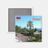 zMC048 GARDEN in casino, Monaco, Fridge Magneet (Voorkant / Achterkant)