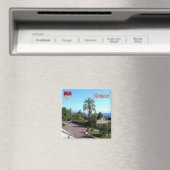 zMC048 GARDEN in casino, Monaco, Fridge Magneet (Insitu (Vaatwasser))