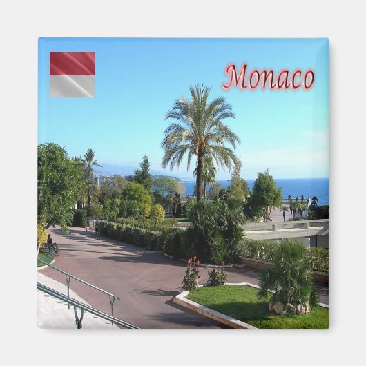 zMC048 GARDEN in casino, Monaco, Fridge Magneet (Voorkant)
