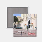 zMC050 GUARD IN DE PALACE, Monaco, Fridge Magneet (Voorkant / Achterkant)