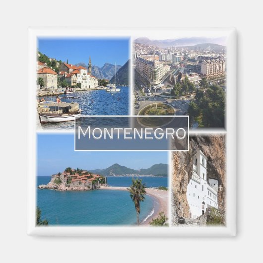 zME003 MONTENEGRO, Europa, Fridge Magneet (Voorkant)
