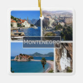 zME003 MONTENEGRO, Europa, Keramisch Ornament (Voorkant)