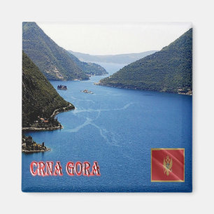 ZME018 GULF OF KOTOR, Montenegro, Fridge Magneet