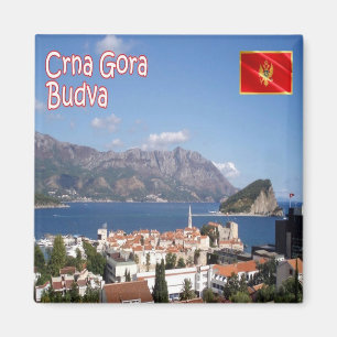 zME020 BUDVA, Montenegro, Fridge Magneet