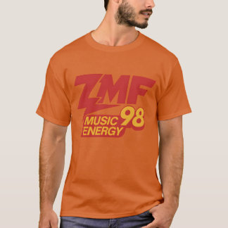 ZMF 98 Music Energy T-Shirt - Bold Retro Radio Pow