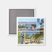 zMG014 MADAGASCAR, Antananarivo, Afrika, Fridge Magneet (Voorkant / Achterkant)