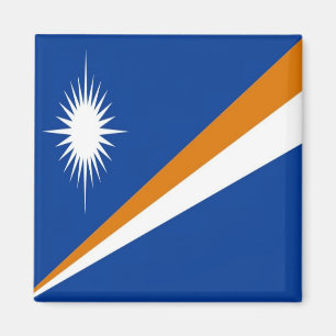 zMH001 FLAG MARSHALL ISLANDS, Oceanië, Fridge Magneet