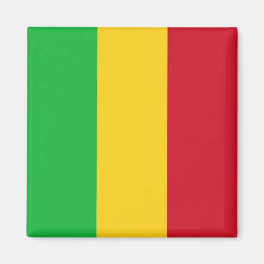 zML001 MALI, Vlag, Afrika, Fridge Magneet (Voorkant)