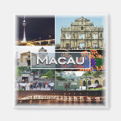 zMO005 MACAU OF MACAO, Azië, Fridge Magneet (Voorkant)