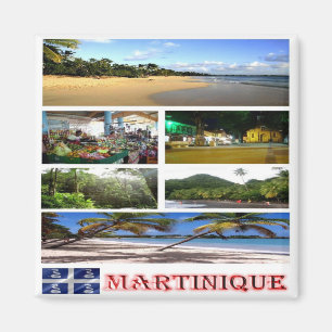 zMQ003 martinique, Mosaic, Amerika, Fridge Magneet