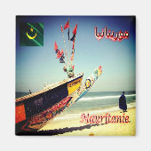 zMR.005 MAURITANIË, Afrika, Fridge Magneet (Voorkant)