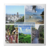 zMU022 PORT LOUIS, Mosaic, Afrika, Tegeltje (Voorkant)