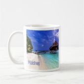 zMV004 îles Plage de MALDIVES, Asie, Coffee Mug (Gauche)