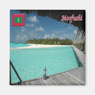 zMV011 MOOFUSHI, Maldiven, Azië, Fridge Magneet