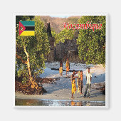 zMZ005 MOZAMBIQUE, Panorama, Afrika, Fridge Magneet (Voorkant)